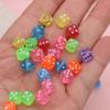 50Pcs Random Mix Colorful 8Mm Dice Beads For Jewelry Making Diy Handmade Necklace Bracelet Key Chain Accessories