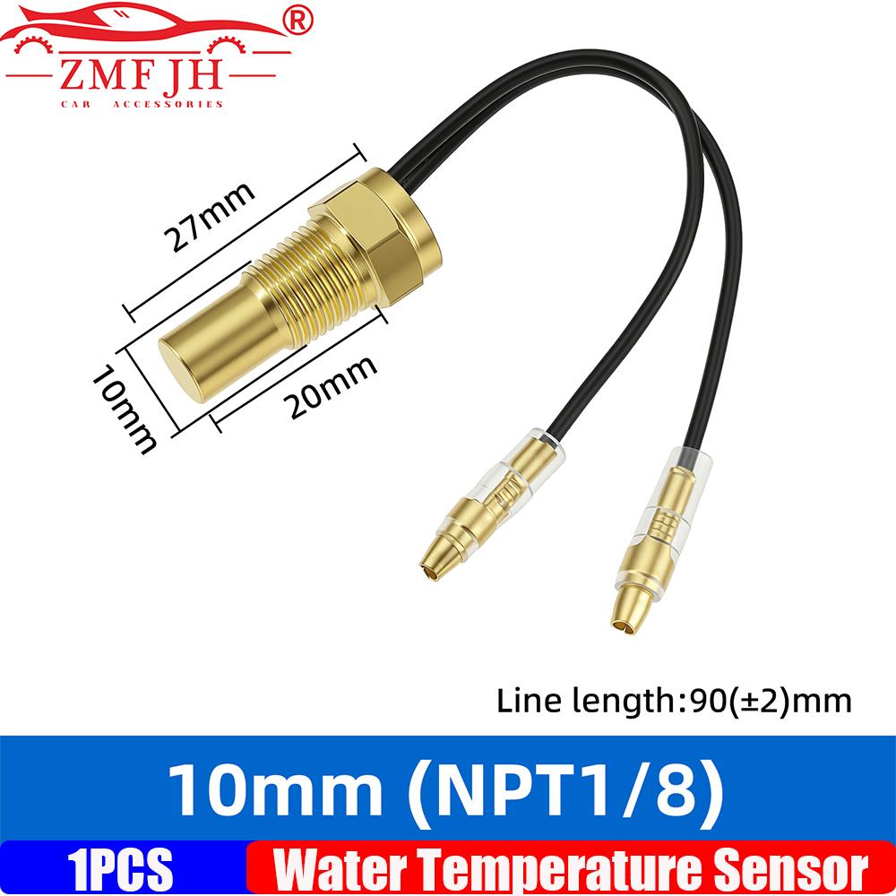 ZMFJH Water Temperature Sensor 1/8NPT 3/8NPT 1/2NPT M14X1.5 M12X1.5 Car Meter Temp Sensor 10MM 12MM 14MM 17MM 21MM Auto Sensor
