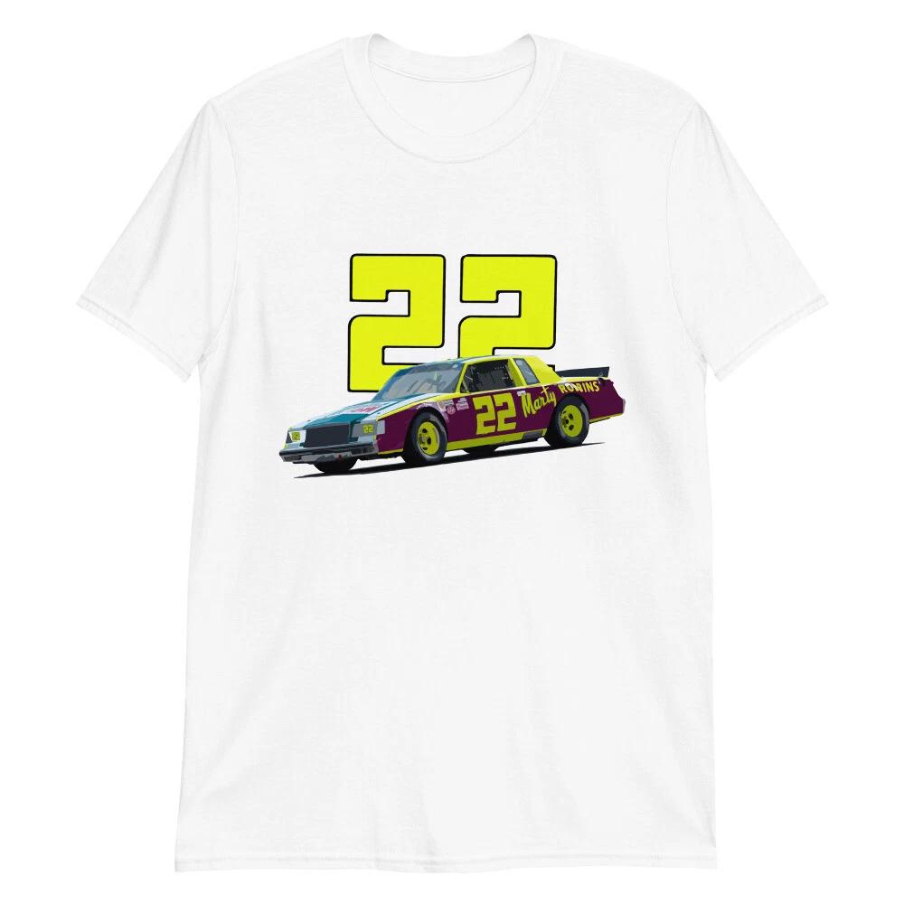 Marty Robbins 1981 Buick Stock Car Racing Short-Sleeve 100% Cotton T-shirt Mens Tees Top XL