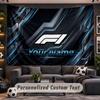 Wall Hanging Tapestry Custom NameF1 Pattern Personalized Printed Fabric Wall Decor
