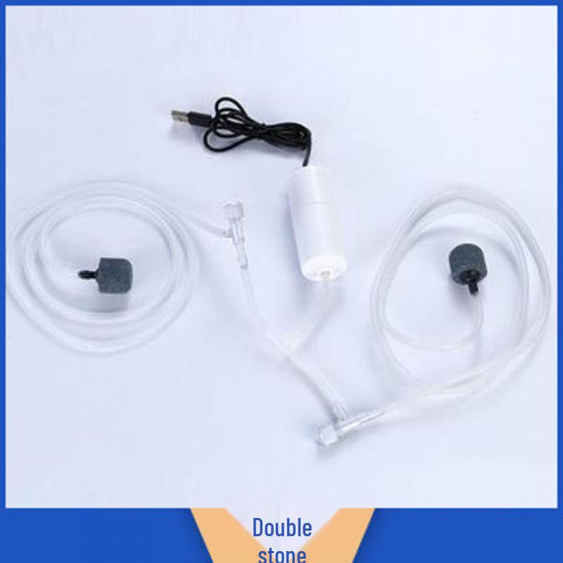 USB Portable Aquarium Fish Tank Aerator Oxygen Pump for Home and Fishing - Free Shipping