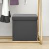Day and Night - Day and Night Gray PVC Folding Storage Stool