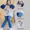 Verdickter Warmer Flanell Damen Schlafanzug Korallenvlies Pyjama Loungewear Winter Cartoon Bär Gepolsterte Damen Nachtwäsche Homewear