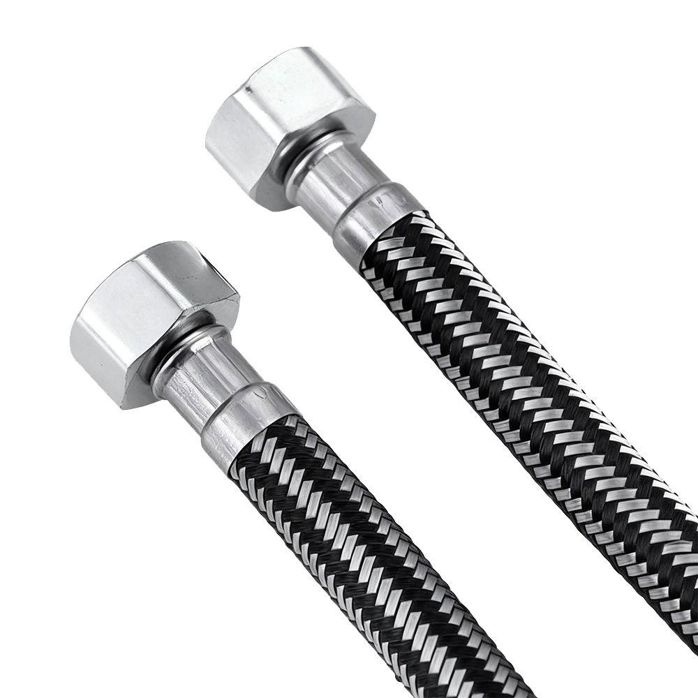 30-200cm Explosion-Proof Hose 1/2 Inch Faucet Water Pipe  Kitchen Bathroom Washing Machine