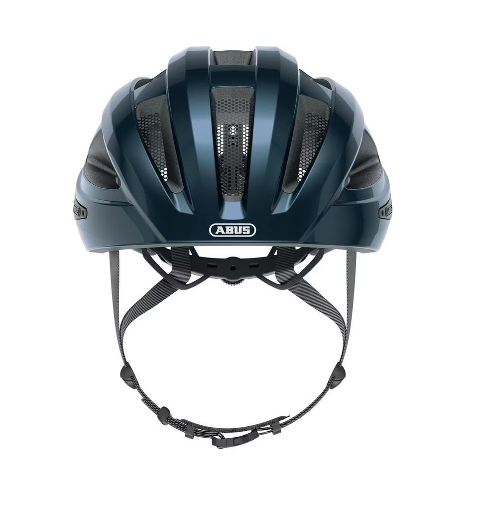 Kask Rowerowy Z Daszkiem Abus Macator Midnight Blue Regulowany
