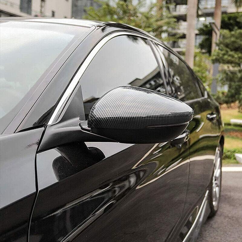 For Honda Accord 2018-2025 Car Rearview Side Mirror Cover Wing Cap Sticker Exterior Door Rear View Case Trim Carbon Fiber Look