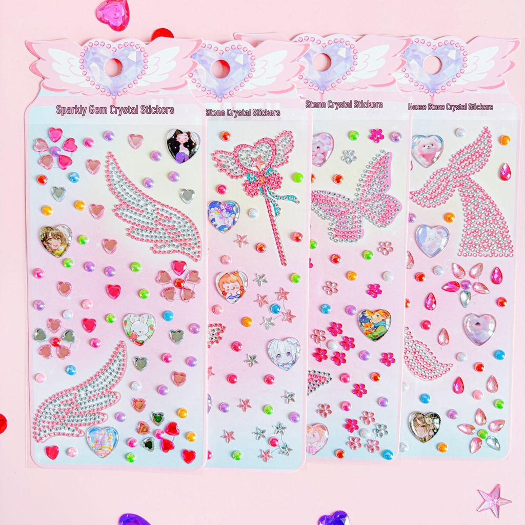 Children's DIY Fairy Wand & Butterfly Stickers with Shiny Gems