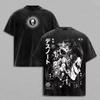 T-shirt con Stampa Anime DEATH NOTE Misa Cartone Animato Manga Uomo Donna Vintage Lavata Girocollo Cotone Streetwear Hip Hop Harajuku Moda Maglietta Top Oversize