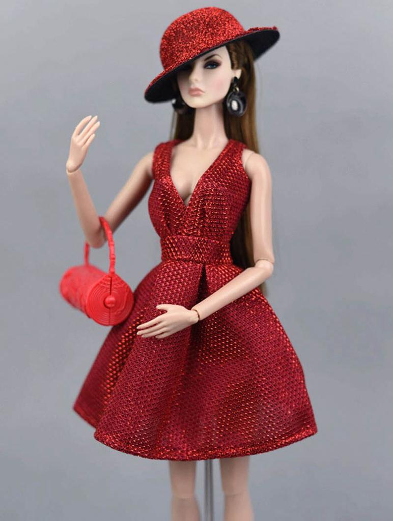 Hut Handarbeit 6316 Puppenkleidung.passend für Barbiepuppe,Kleid Tasche Hut Handarbeit 6316 Puppenkleidung.passend für Barbiepuppe,Kleid Tasche