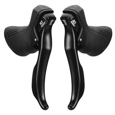 SENSAH STI Levers Bicycle Left and Right Gear Shifters Shift Lever 2X7S Included Compatible with Tourney A070 › / (27 Speed)