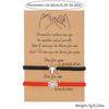 Bracciale Ragno in Acciaio Inossidabile: Braccialetto dell'amicizia intrecciato di Halloween Bianco e Nero