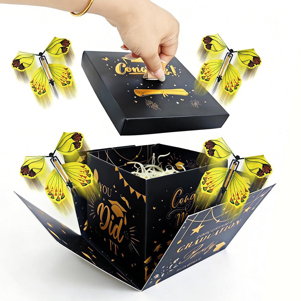 DIY Surprise Flying Butterfly Box Jumping Surprise Gift Box  Gift