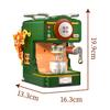 Retro coffee machine telephone camera model mini particle puzzle assembled building blocks decoration