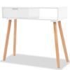 Day and Night - Day and Night Solid White Pine Wood Console Table 80x30x72 Cm