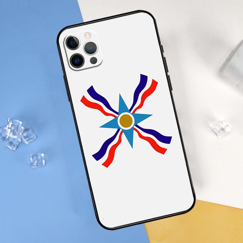 

Assyria Flag Assyrian Phone Case For iPhone 16 Pro Max 16e 12 13 Mini 11 14 15 Pro Max XR 15 16 Plus Cover Shell iPhone 15 Plus
