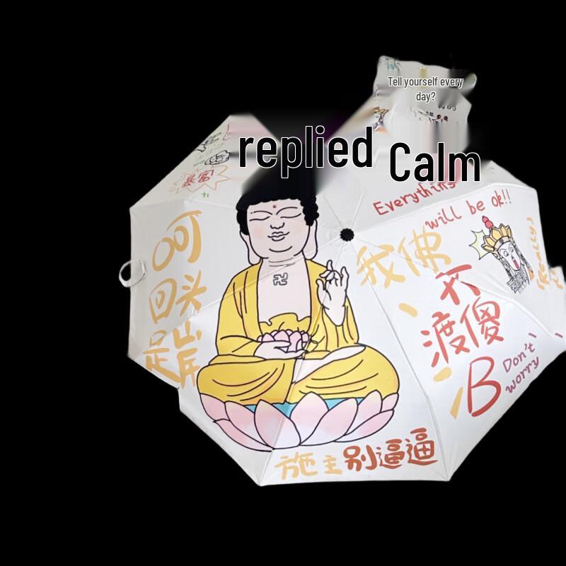 Creative Humorous Automatic Folding Umbrella