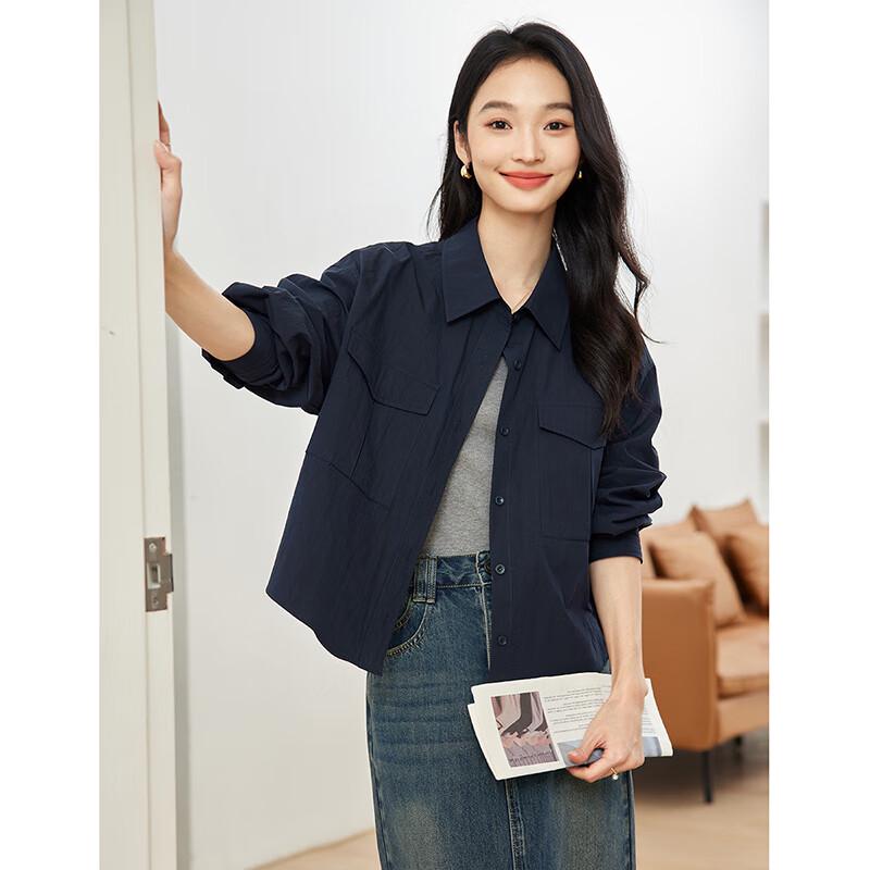 Fanximan Women's French Style Long-Sleeve Casual Shirt