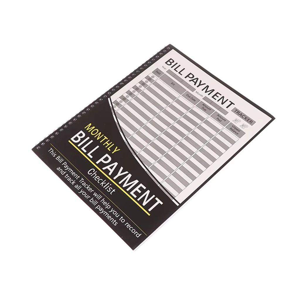 28x22.5cm Bill Payment Tracker 56 Pages Monthly Bill Organizer for Families Money Managers