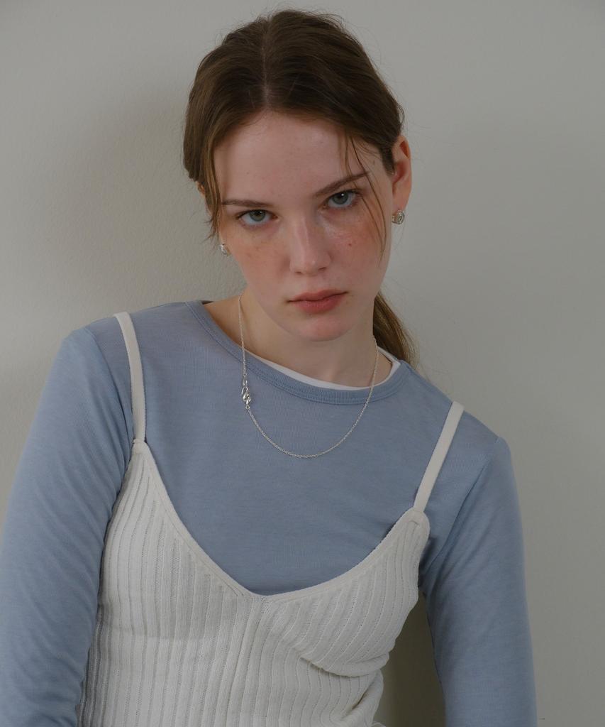 Reve Eggs Hoop Necklace