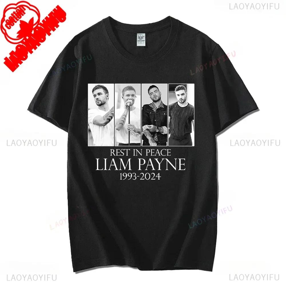 Rip Liam Payne Shirt One Direction T-Shirts In Memory of Liam Payne Tee-Shirt Reunion Tribute Short Sleeve Unisex Cotton Tshirt