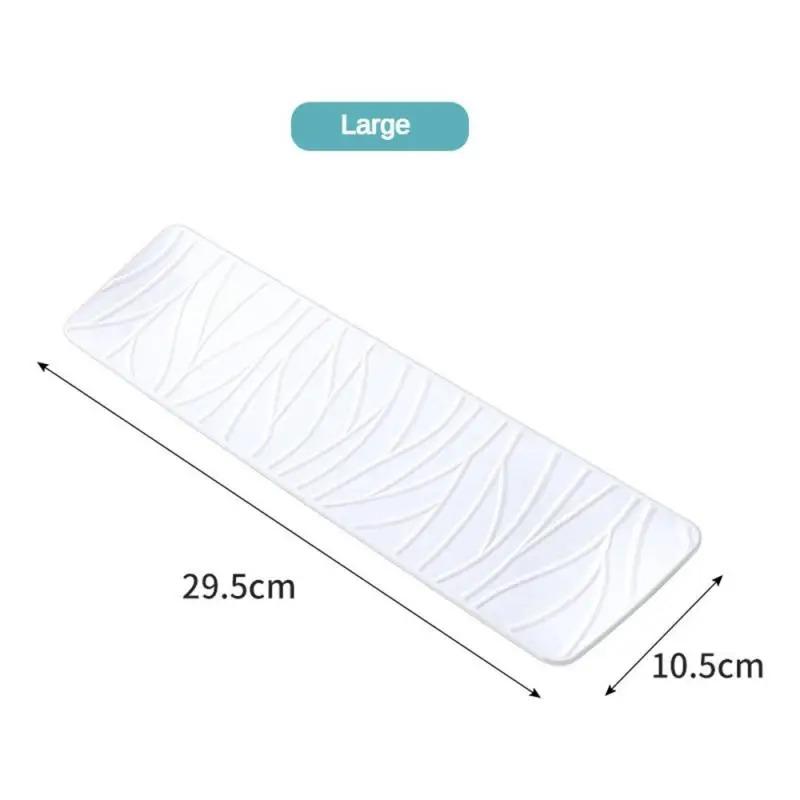 1Pcs Japanese Minimalist Wave Pattern Ceramic Plates Rectangular Serving Platters for Desserts Appetizers & Kitchen Dining