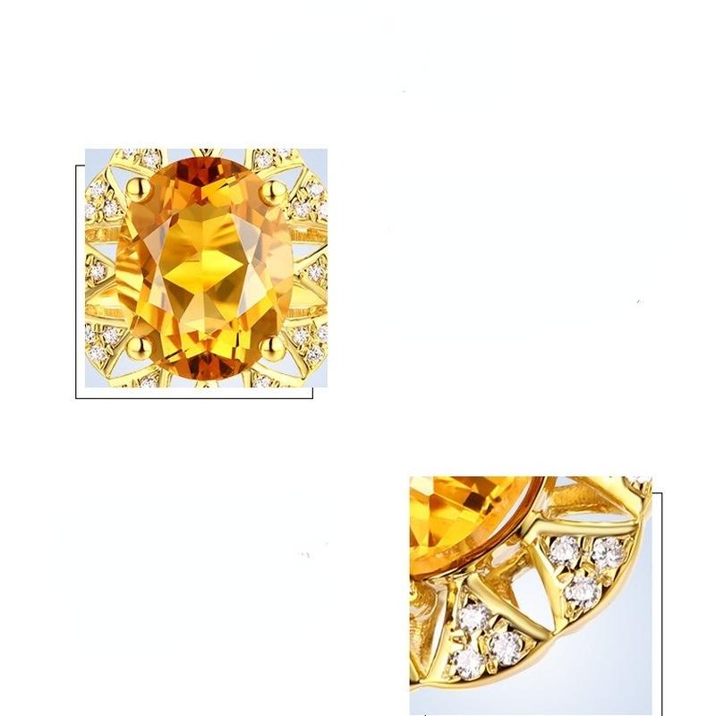 Sace Gems Classic Copper Alloy Zircon Ring Ladies Jewelry Wedding Promise Party Gift