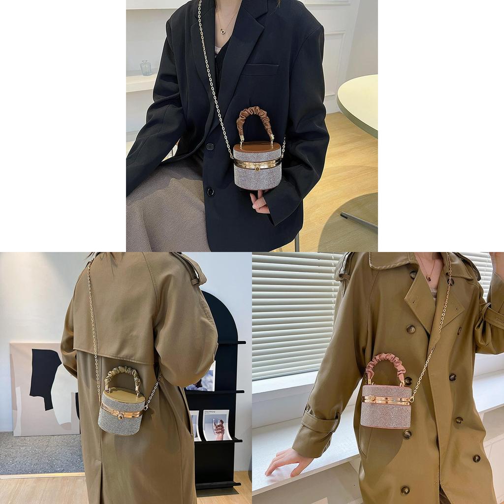 Mini-Wassereimer-Tasche mit Kette und Magnetverschluss für den täglichen Gebrauch