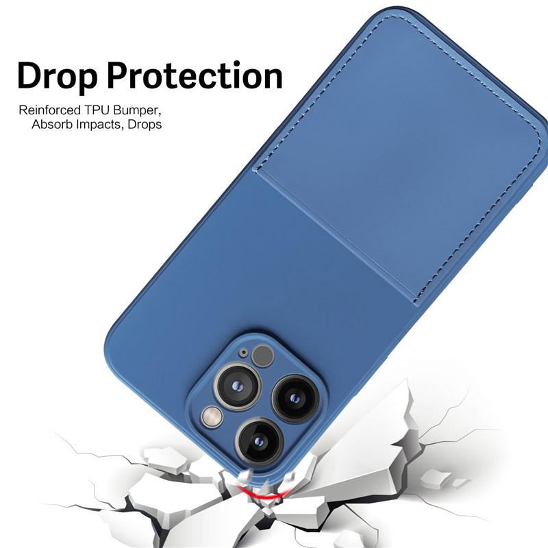 Wallet Cases For iphone 7 8 Plus X Xs Max XR Liquid Silicone Case For iphone 14 13 12 11 Pro Max Mini With Card Holder Cover Funda