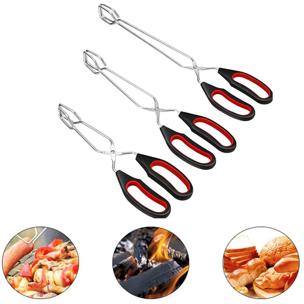 

Bread Tongs Bar Dining Kitchen Multi-function Red & Black S