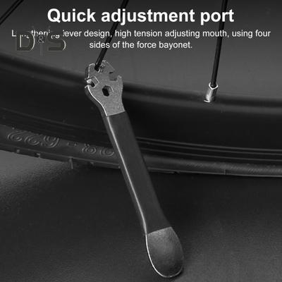 Bike Spoke Wrench Heavy Duty Non-slip Silicone Handle Cycling Road Mountain Bicycle Spoke Spanner Repair Maintenance Tool Bike Accessories