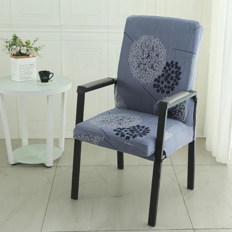 Printed Floral Elastic Computer Office Chair Cover Anti-dirty Rotating Stretch Gaming Desk Seat Chair Slipcover for Armchair