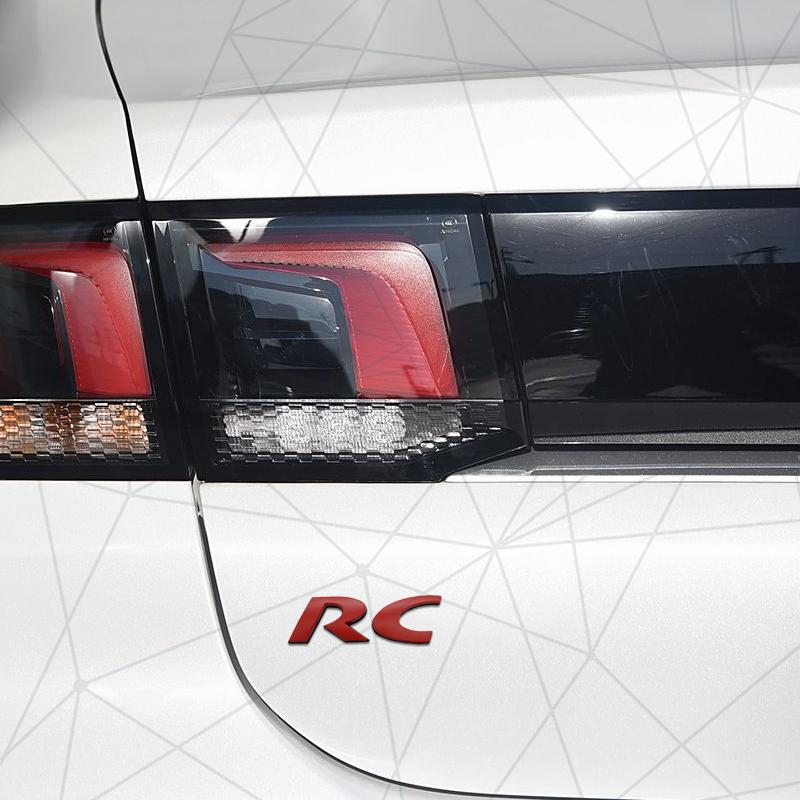 3D Kovové Auto RC CC Znak Auto Zadní Kufr Emblém Nálepka LOGO Dekor Pro 208 206 308 307 107 407 2008 RCZ Racing Kupé Kabriolet