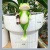 Hanging Flower Pot Edge Frog Decorative Ornaments Hanging Decorative Simulation Animal Ornament