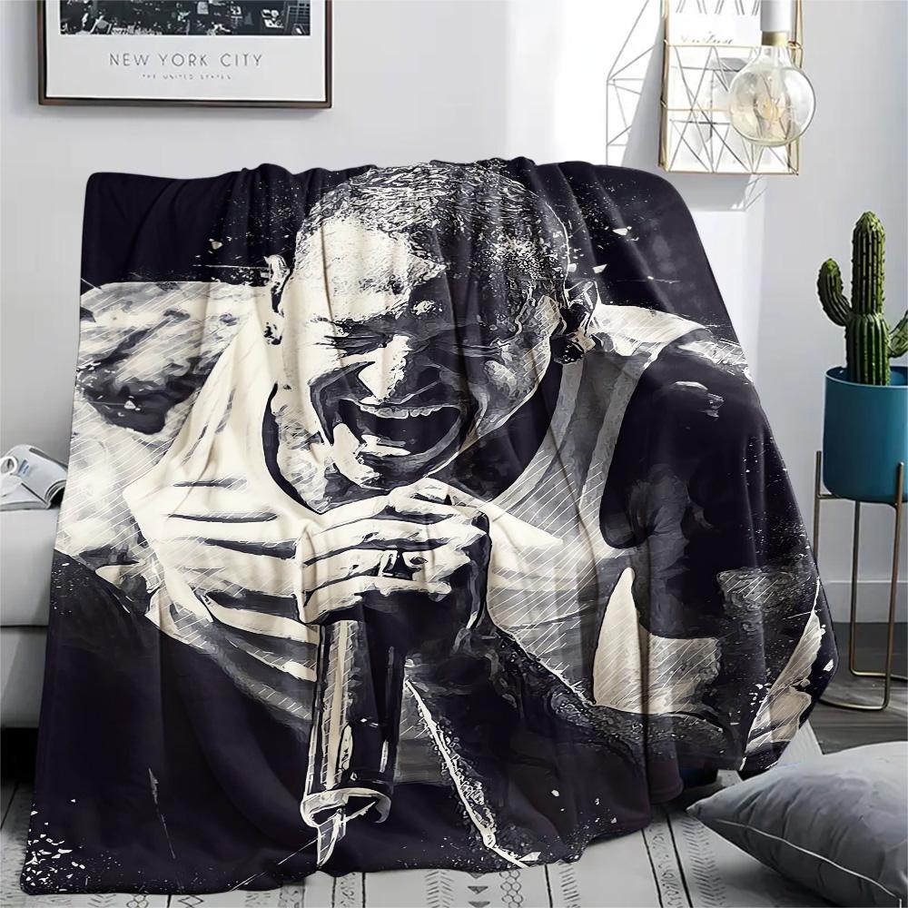 1 Stück Alien Erde Print Flanelldecke, Hohe Qualität, Bequem für alle Jahreszeiten, Heimdekoration, Wärme und Komfort, Perfekt für Weihnachtsgeschenke