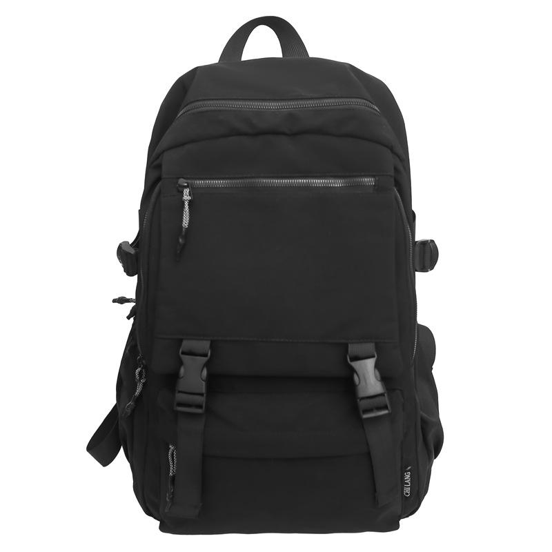 Männer Einfarbig Rucksack Frauen Große Kapazität Reise Rucksack Student Schul