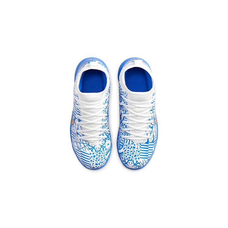 Nike Zoom Mercurial Superfly 9 Academy CR7 TF GS Azulejo Kids Sneakers Blue White Concord DQ5330-182