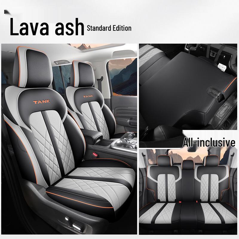 New Model Full Leather Car Seat Cushion for Tank 300 - Universal Fit for Five-Seater, All Seasons