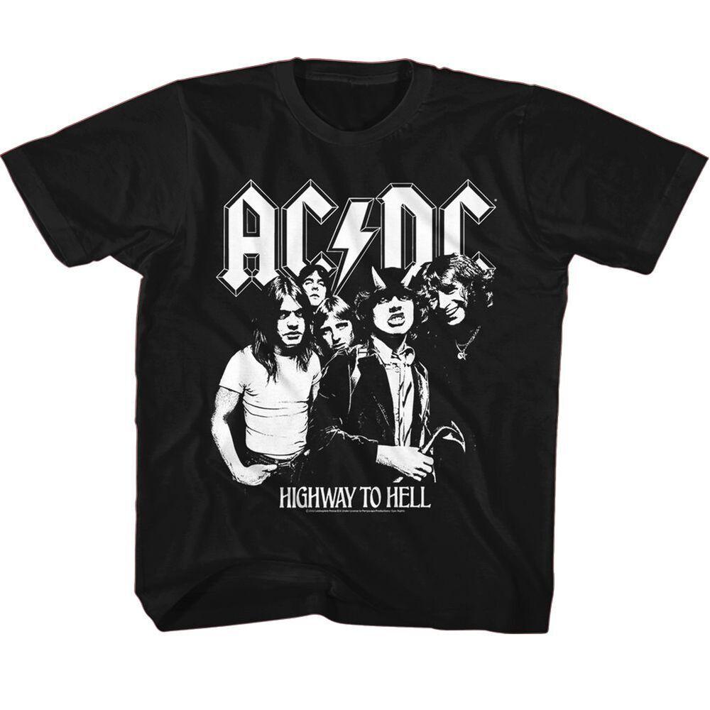 

AC/DC BW Highway Photo Black Toddler T-Shirt 4XL