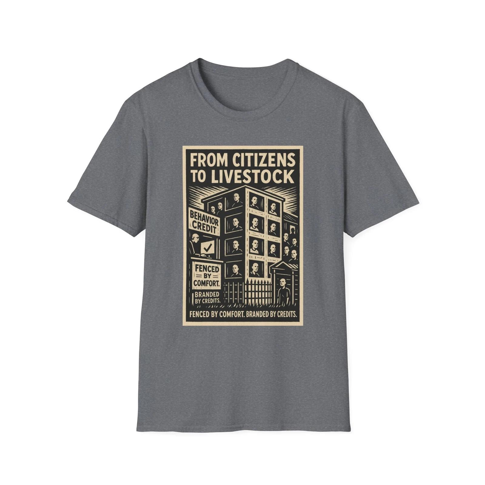 From Citizens To Livestock Shirt, Patriot Against Globalism Shirts, Patriotic S