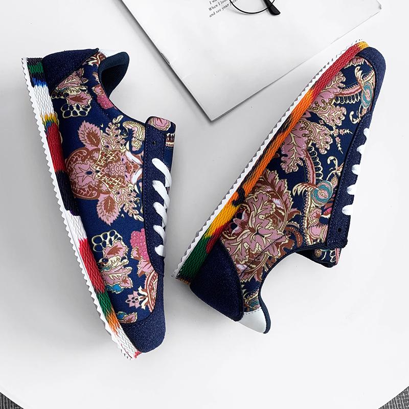 New Retro Brown Men's Sneakers Brand 2024 Designer Trainers Men Jogging Shoes Fashion Platform Shoes Men Beathable Running Shoes