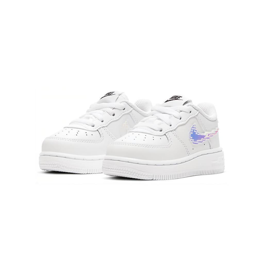 New Nike Air Force 1 LV8 Laser Low-Top Skateboard Shoes White Infant And Toddler CW1582-100