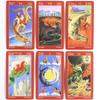 Drachen Tarot 78 Stück Vintage Tarotkarten Nutzt Drachen in ihren verschiedenen Gestalten gut 10,3*6cm