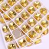 High Quality Rivoli 80+ Colors Rhinestones Crystal AB Sew-on Glass Gems Clothing Flatback Sewing Stones Women Bling Bling Shine