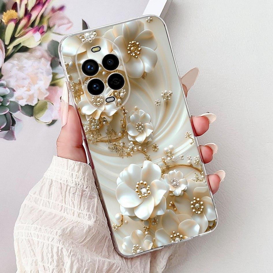 For Huawei Nova 13 Case Nova13 5G Cover BLK-AL80 Funda Popular Flower Butterfly Soft Clear Silicone Cases For Nova 13 Pro Bumper