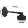 One Hand Quick Install Car Phone Suction Cup Mount Rack Holder Featuring Strong Magnetic Suction for Convenient Driving