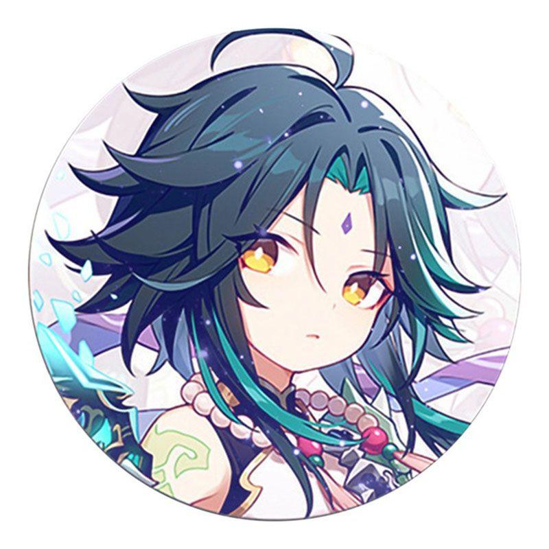 Captivating Fashion Jewelry Badge Featuring Cartoon Animation Brooch From Genshin Impact