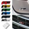 TCFJN1 Metal Rline R Badge Emblem Sticker for VW Volkswagen Golf Polo Passat Jetta Bora Beetle T-Roc Car Front Grille Side Trunk Decal