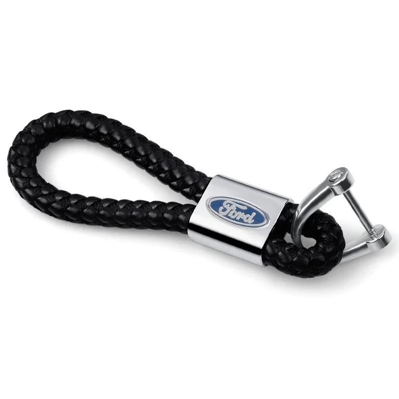 Bilklistermärke Ford Ny 2025 Het Bilstyling Nyckelring Nyckelring Hängen Bilinteriördekoration För Ford Focus 2 3 4 Mondeo Fiest