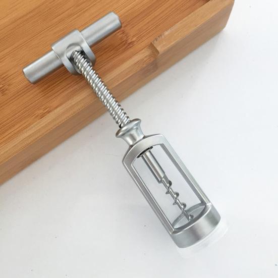 Metal Champagne Wine Bottle Opener Cross Cork Corkscrew Party Bar Kitchen Tool