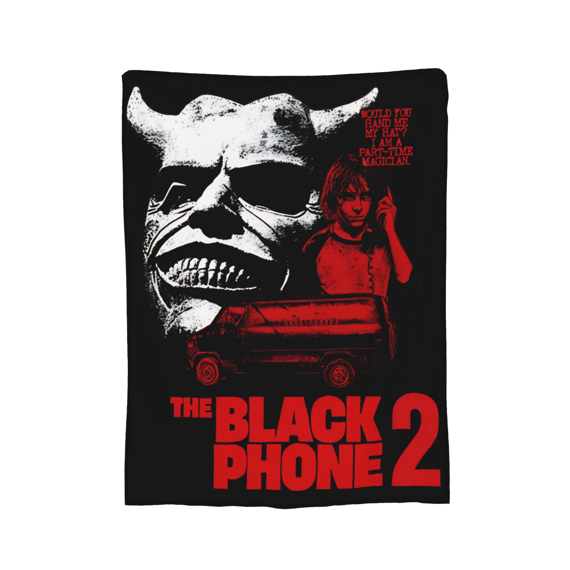 

THE BLACK PHONE 2- The Grabber Returns Flannel Blanket Awesome Throw Blankets for Home 200x150cm Bedspreads, 100x150cm